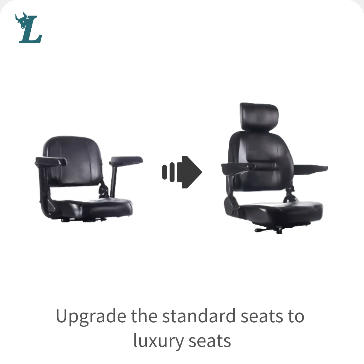 Upgrade The Standard Seats To Luxury Seats